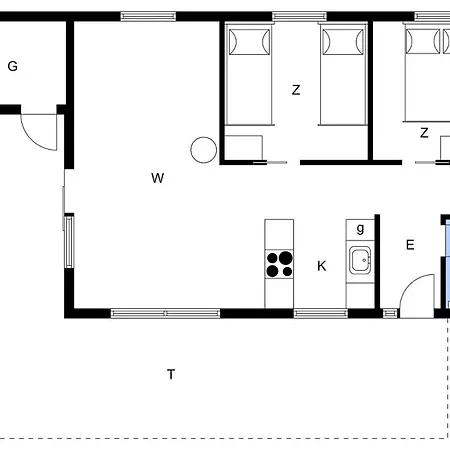 Bl867-saltum-karen-mariesvej-48 Σπίτι διακοπών Saltum
